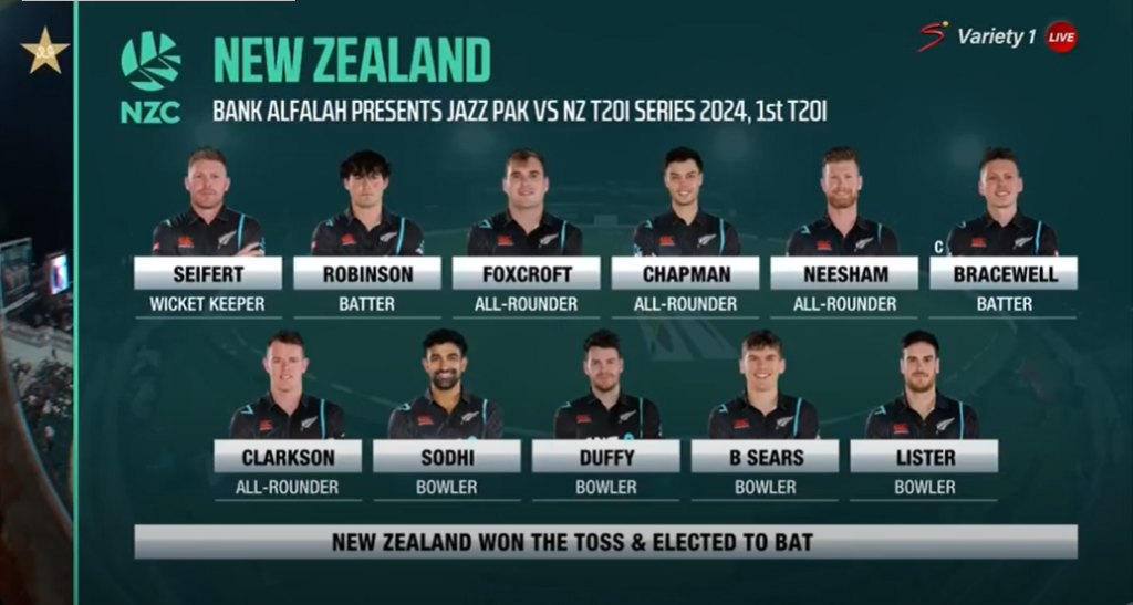 New Zealand Playing XI